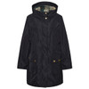 Black/Ancient Tartan Barbour Womens Una Showerproof Jacket