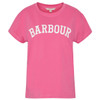Rose Pink Barbour Womens Northumberland Classic T-Shirt