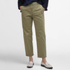 Khaki Barbour Womens Chino Trousers Front
