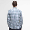 Blue Barbour Mens Birdport Linen Blend Tailored Fit Shirt Back