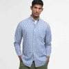 Navy Barbour Mens Kanehill Tailored Fit Shirt Front
