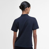 Navy Barbour Womens Bowford Polo Top Back