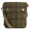 Dusky Green Tartan Barbour Transport Crossbody Bag