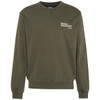 Gunmetal Barbour Mens Bulford Relaxed Fit Crew Sweatshirt Front