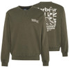 Gunmetal Barbour Mens Bulford Relaxed Fit Crew Sweatshirt