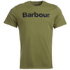 Green Barbour Mens Logo Tee 