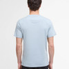 Mineral Blue Barbour Mens Logo Tee Back