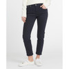 Navy Barbour Womens Essential Slim Trousers Front