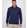 Navy Swanndri Mens Fundementals Quarter Zip Front