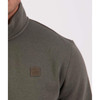 Dark Olive Swanndri Mens Fundementals Quarter Zip logo