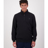Black Swanndri Mens Fundementals Quarter Zip On Model