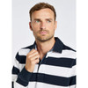 Navy Dubarry Mens Goresbridge Rugby Top On Model Detail