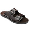 Brown Leather Loake Mens Crete Sandals