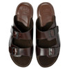 Brown Leather Loake Mens Crete Sandals Top