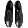 Black Calf Leather Loake Mens Sprint Trainers Top