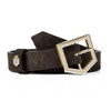 Chocolate Suede Fairfax & Favor Womens Sennowe Belt