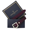 Elderberry Suede Fairfax & Favor Womens Sennowe Belt Boxed