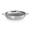 Le Creuset Classic 3-ply Stainless Steel Shallow Casserole with Lid