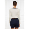 Ink Navy Holland Cooper Womens Arnesby Chino Short On Model Back