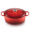  Le Creuset 31cm Cast Iron Oval Casserole Dish cerise