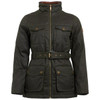 Dark Olive Holland Cooper Womens Belted Wax Jacket