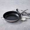  Le Creuset Classic 3-ply Stainless Steel Non-Stick Frying Pan with Helper Handle