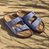Birkenstock Arizona Suede Leather Purple Dusk