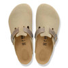 Faded Khaki Birkenstock Boston Mixed Leather Top