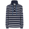 Twilight Lazy Jacks Womens LJ301S Striped Pique Button Neck Sweatshirt