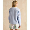 Blue Joules Womens Tallie Collared Top On Model Back
