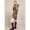 Mink Holland Cooper Womens Rosedale Waterproof Parka On Model Side View