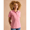 Pink Joules Womens Woody Polo Shirt On Model