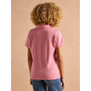 Pink Joules Womens Woody Polo Shirt On Model Back