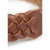 Tan Holland Cooper Womens Plaited Slim Belt Leather Detail