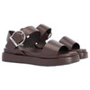 Dark Brown Barbour Womens Erin Sandal