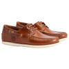 Cognac Barbour Mens Wake Boat Shoe