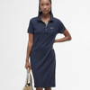 Navy Barbour Womens Polo Dress Front