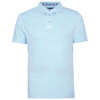 Pale Sky Barbour Mens Drayton Linen Tailored Fit Polo Shirt