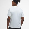 Antique White Barbour Mens Logo Relaxed Fit T-Shirt Back