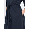Navy Dubarry Womens Hanlon Shirt Dress Pocket Detail