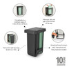Brabantia Sort & Go Built-In Bin 2 x 30 Litre Details