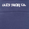 Twilight Lazy Jacks Womens LJ33 Full Zip Plain Sweatshirt Back Neck Detail