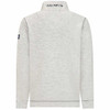 Grey Marl Lazy Jacks Mens LJ703 1/4 Zip Textured Sweatshirt Back