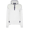 White Lazy Jacks Womens LJ3 1/4 Zip Sweatshirt