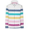 Colourful Lazy Jacks Womens LJ32 Striped Full Zip Sweatshirt