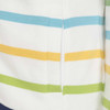 Greens Lazy Jacks Womens LJ32 Striped Full Zip Sweatshirt Back Zip Detail Pocket Detail