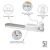 Mineral Fresh White Brabantia SinkStyle Organiser Set of 4 Details