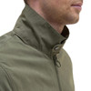 Light Moss Barbour Mens Fernport Casual Jacket Collar