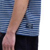 Dark Denim Barbour Mens Frensham Stripe T-Shirt Badge