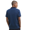 Navy Barbour Mens Harworth Tailored FIt Polo Shirt Back